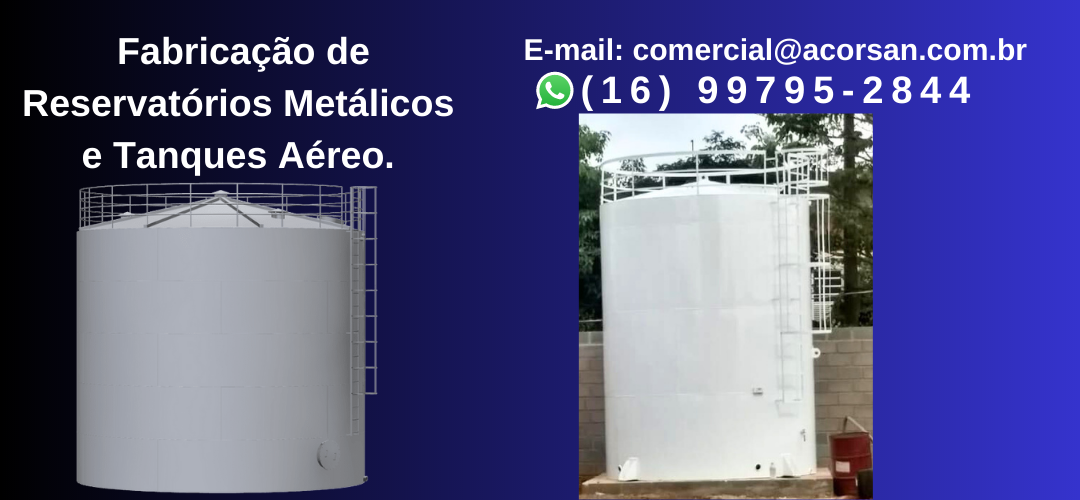 8 RESERVATÓRIO METÁLICO APOIADO